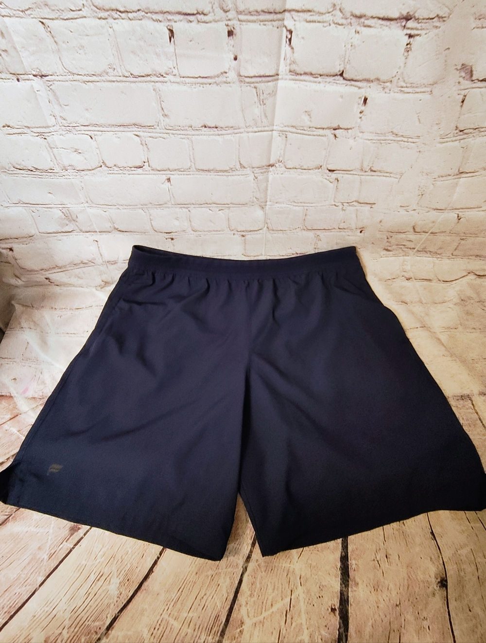 Fabletics Mens Fundamental Pull On Liner Shorts Blue XL